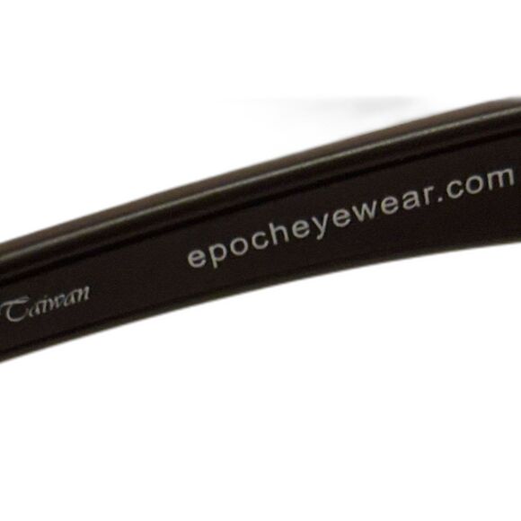 Men's Epoch Black Frame Sunglasses with Polarized Smoke Lens - Picture 6 of 11